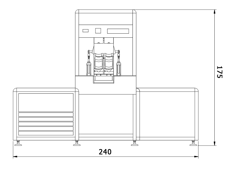 Semiautomat layout